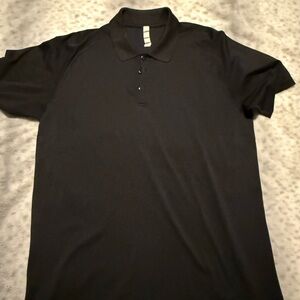 Lululemon Athletica Black Polo Shirt